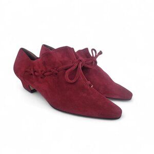 Via Spiga Burgundy Suede Shoes